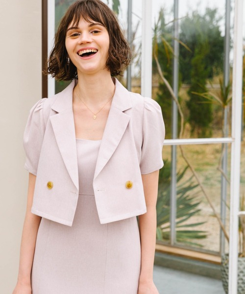 開衿ショートジャケット