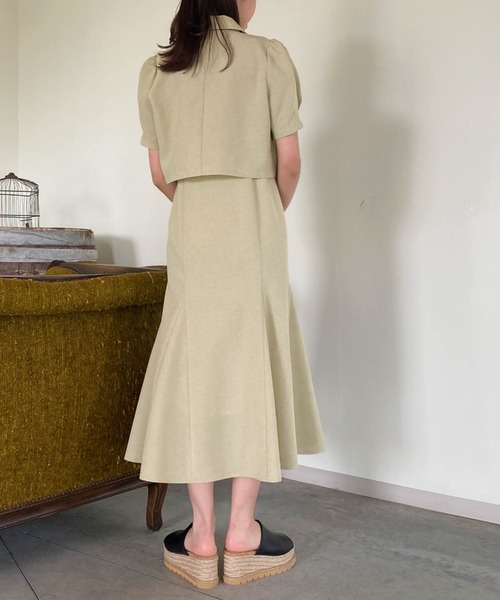 開衿ショートジャケット