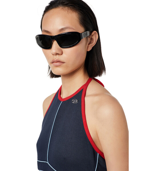 DIESEL（ディーゼル）の「レディース ドレス ホルターネック マキシワンピース（ワンピース・レディース・ネイビー/ブラック/イエロー・LARGE/X-LARGE/MEDIUM/SMALL）」の22枚目の写真