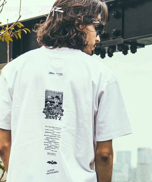 CRIMIE(クライミー)の「JIMMY'Z×THE CRIMIE SMALL LOGO TEE(Tシャツ/カットソー・メンズ・ブラック/ホワイト/オートミール・XXL/M/XL/S/L)」の7枚目の写真