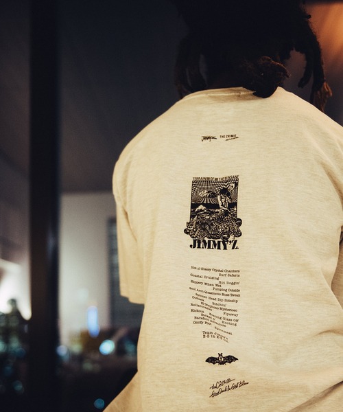 CRIMIE(クライミー)の「JIMMY'Z×THE CRIMIE SMALL LOGO TEE(Tシャツ/カットソー・メンズ・ブラック/ホワイト/オートミール・XXL/M/XL/S/L)」の14枚目の写真