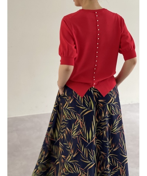 BEARDSLEY（ビアズリー）の「リーフプリントスカート（スカート・レディース・ネイビー・FREE）」の11枚目の写真