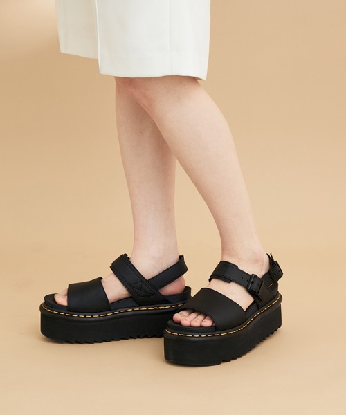 Dr. Martens（ドクターマーチン）の「【Dr.Martens】VOSS QUAD SNDL（サンダル・レディース・ブラック/ホワイト・38/36/37/39）」の11枚目の写真