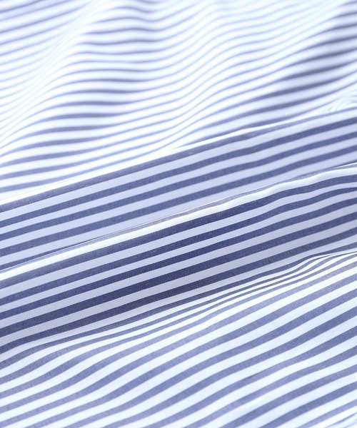 reca（レカ）の「ストライプヨーク切替五分袖ブラウス（シャツ/ブラウス・レディース・ブラック/ネイビー/ピンク・MEDIUM/LARGE）」の11枚目の写真