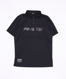 PING（ピン）の「【PING APPAREL】【直営限定】スペースマスターバックハニカム半袖ポロシャツ ＜GOLD LINE＞ (MENS)（ポロシャツ・メンズ）」