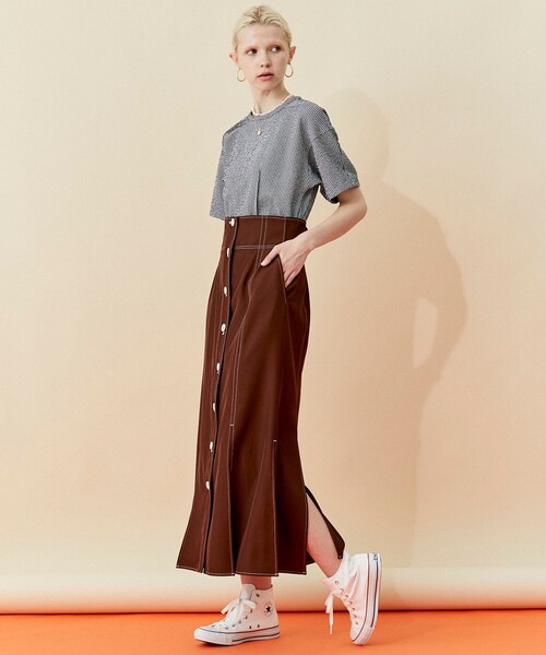 INella（イネラ）の「【INella/イネラ】シアサッカークロップドトップス（Tシャツ/カットソー・レディース・ブラック/その他2/ホワイト・FREE）」の20枚目の写真