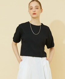 INella | 【INella/イネラ】シアサッカークロップドトップス(Tシャツ/カットソー)