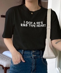 90'Sロゴ半袖Tシャツ