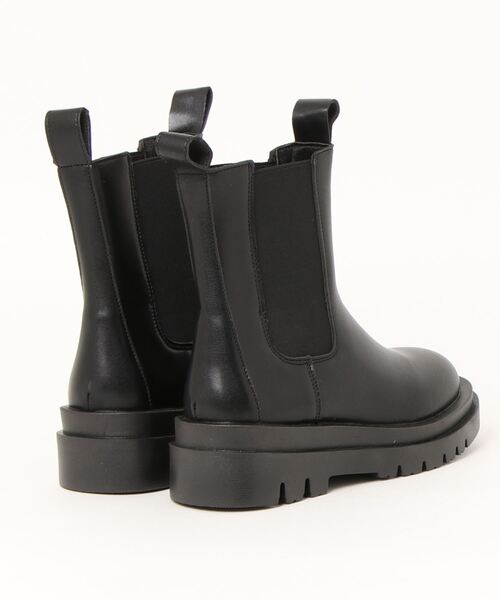 HEILIS（ヘイリス）の「サイドゴアショートブーツ / チェルシーブーツ トラックソール サイドゴア ブラック（ブーツ・レディース・ブラック・23/23.5/24/24.5/25）」の15枚目の写真