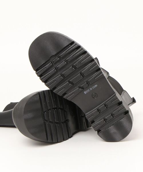 HEILIS（ヘイリス）の「サイドゴアショートブーツ / チェルシーブーツ トラックソール サイドゴア ブラック（ブーツ・レディース・ブラック・23/23.5/24/24.5/25）」の16枚目の写真