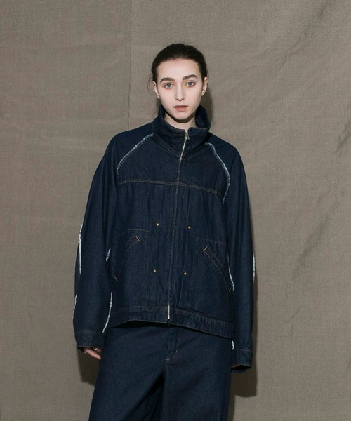 ジャケット・アウター my beautiful landlet / denim blouson my beautiful landlet】 denim blouson