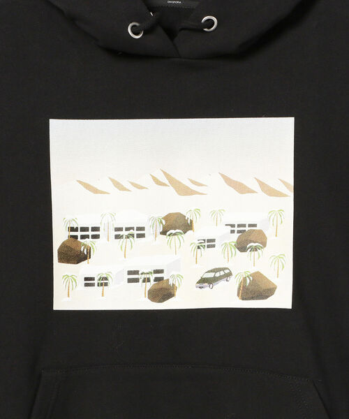 Diaspora Skateboards(ディアスポラスケートボーズ)の「Diaspora Skateboards / Home Boy Hoody(パーカー・メンズ・ブラック・MEDIUM/X-LARGE/LARGE)」の8枚目の写真