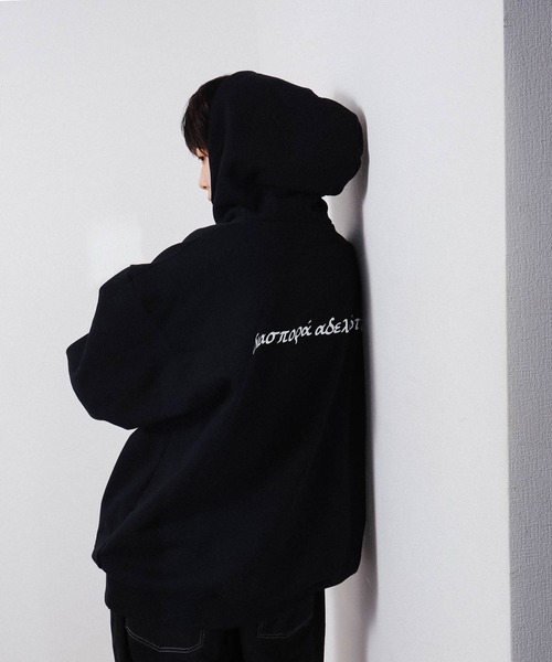 Diaspora Skateboards(ディアスポラスケートボーズ)の「Diaspora Skateboards / Home Boy Hoody(パーカー・メンズ・ブラック・MEDIUM/X-LARGE/LARGE)」の21枚目の写真
