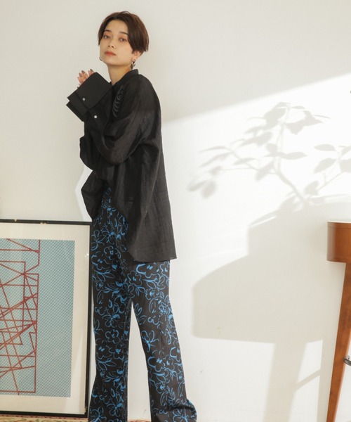 ROSE BUD(ローズバッド)の「刺繍ブラウス(シャツ/ブラウス・レディース・ブラック/ホワイト系その他/グリーン・ONE SIZE/FREE)」の7枚目の写真