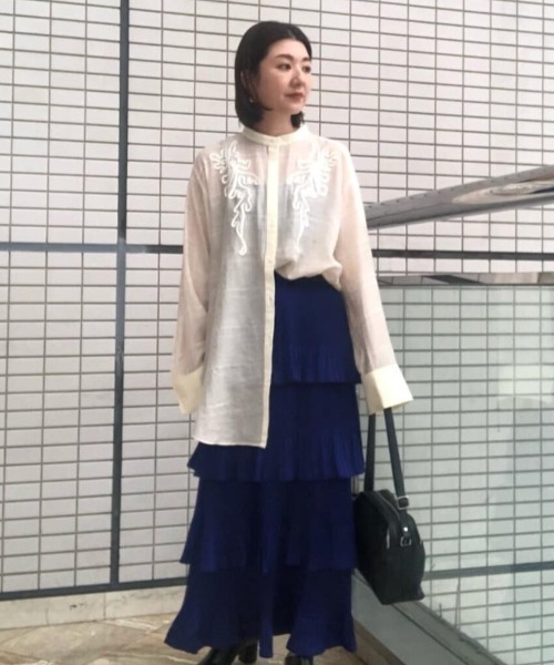 ROSE BUD(ローズバッド)の「刺繍ブラウス(シャツ/ブラウス・レディース・ブラック/ホワイト系その他/グリーン・ONE SIZE/FREE)」の19枚目の写真