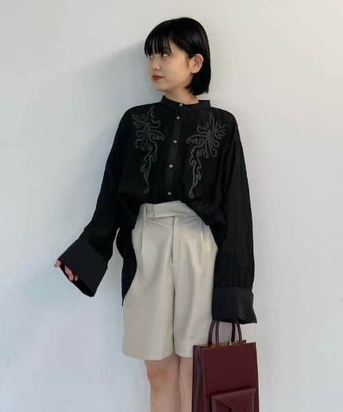 ROSE BUD(ローズバッド)の「刺繍ブラウス(シャツ/ブラウス・レディース・ブラック/ホワイト系その他/グリーン・ONE SIZE/FREE)」の17枚目の写真