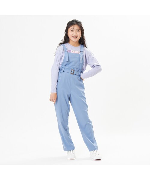 algy(アルジー)の「ウエストフリルサロペ(サロペット/オーバーオール・キッズ・ベージュ/カーキ/サックスブルー・SMALL/MEDIUM/X-SMALL/XX-SMALL)」の21枚目の写真