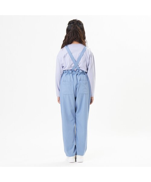 algy(アルジー)の「ウエストフリルサロペ(サロペット/オーバーオール・キッズ・ベージュ/カーキ/サックスブルー・SMALL/MEDIUM/X-SMALL/XX-SMALL)」の22枚目の写真