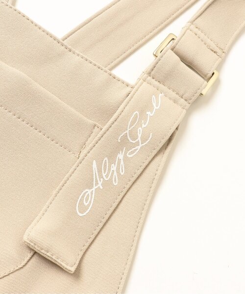algy(アルジー)の「ウエストフリルサロペ(サロペット/オーバーオール・キッズ・ベージュ/カーキ/サックスブルー・SMALL/MEDIUM/X-SMALL/XX-SMALL)」の16枚目の写真