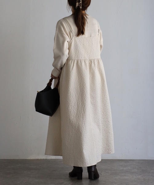 sakishimatokyo（サキシマトーキョー）の「ジャガードワンピース（ワンピース・レディース・ブラック/アイボリー/ライトブルー/グリーン/ライトグリーン・FREE）」の21枚目の写真