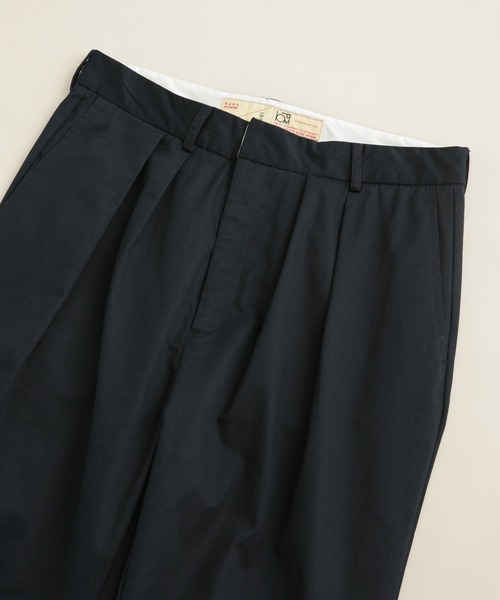 NANO universe（ナノユニバース）の「LB.03/ツータックテーパードツイルストレッチパンツ（チノパンツ・メンズ・ベージュ/ネイビー/カーキ・S/M/L）」の5枚目の写真