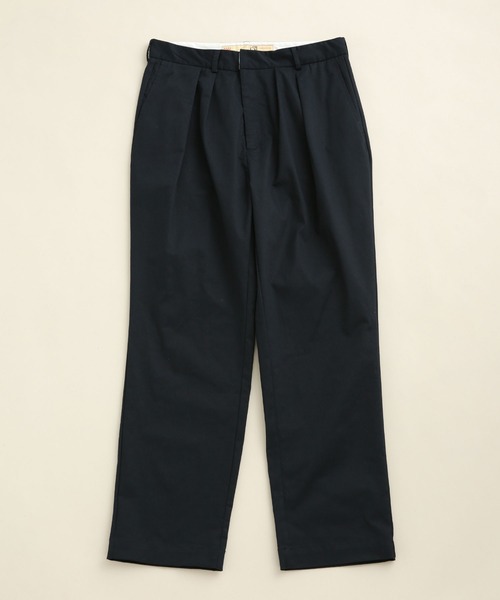 NANO universe（ナノユニバース）の「LB.03/ツータックテーパードツイルストレッチパンツ（チノパンツ・メンズ・ベージュ/ネイビー/カーキ・S/M/L）」の22枚目の写真