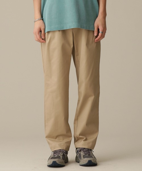 NANO universe（ナノユニバース）の「LB.03/ツータックテーパードツイルストレッチパンツ（チノパンツ・メンズ・ベージュ/ネイビー/カーキ・S/M/L）」の13枚目の写真