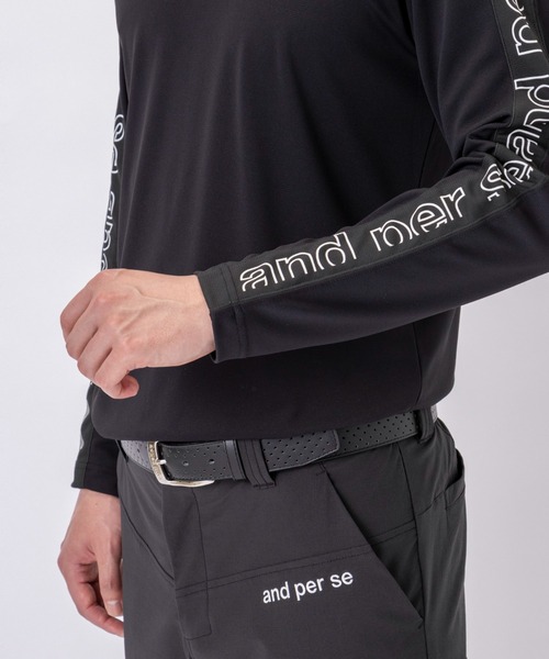 and per se(アンパスィ)の「長袖モックネックシャツ(Tシャツ and per se(アンパスィ)の「長袖モックネックシャツ(Tシャツ