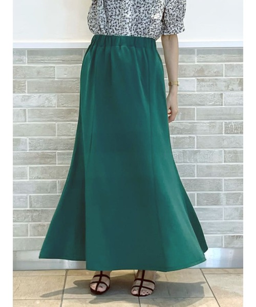 Lugnoncure(ルノンキュール)の「ポンチマーメイドスカート(スカート・レディース・グリーン/モカ/ブラック・フリ-)」の3枚目の写真