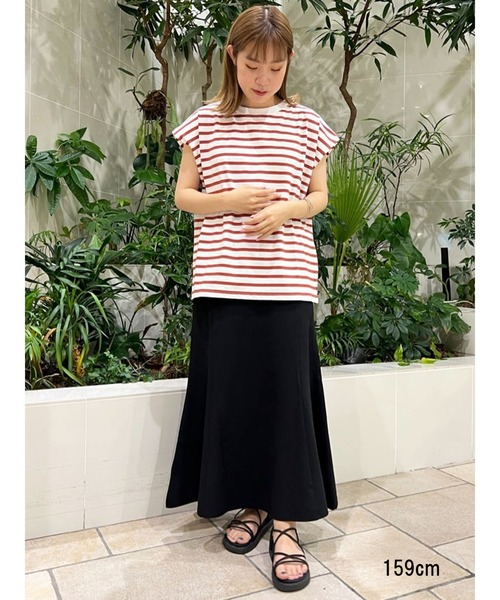 Lugnoncure(ルノンキュール)の「ポンチマーメイドスカート(スカート・レディース・グリーン/モカ/ブラック・フリ-)」の9枚目の写真