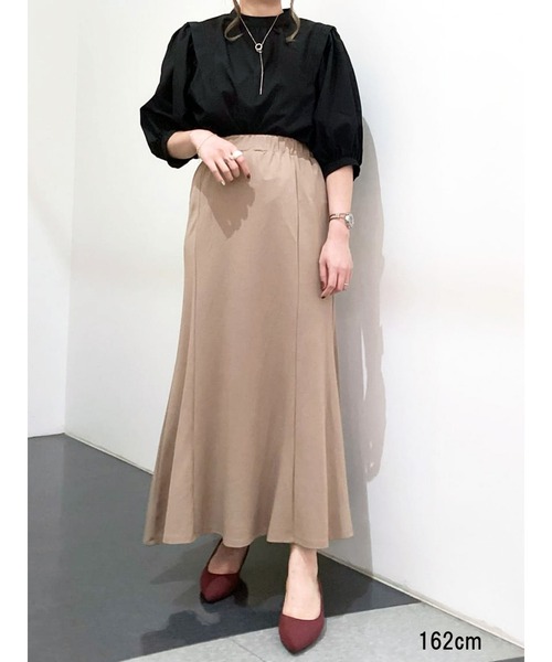 Lugnoncure(ルノンキュール)の「ポンチマーメイドスカート(スカート・レディース・グリーン/モカ/ブラック・フリ-)」の11枚目の写真