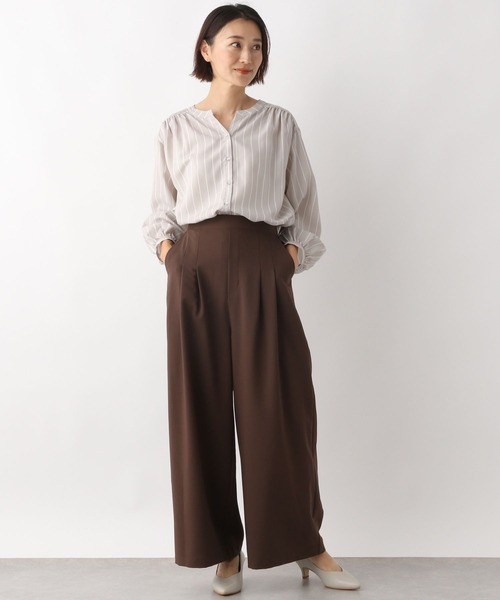 LEPSIM(レプシィム)の「さらキレ*アソートチュニック 299525(シャツ/ブラウス・レディース・チャコールグレー/ライトグレー/オフホワイト/イエロー/ブルー・FREE)」の15枚目の写真