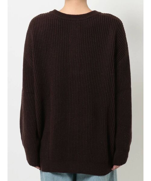 Ungrid（アングリッド）の「BRiCO ルーズニットカーデ（カーディガン/ボレロ・レディース・ブラウン/グリーン/オレンジ・FREE）」の16枚目の写真