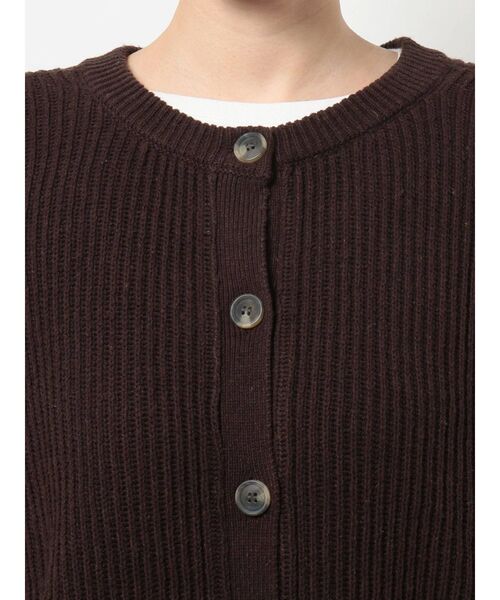 Ungrid（アングリッド）の「BRiCO ルーズニットカーデ（カーディガン/ボレロ・レディース・ブラウン/グリーン/オレンジ・FREE）」の17枚目の写真