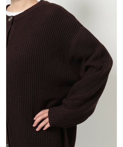 Ungrid（アングリッド）の「BRiCO ルーズニットカーデ（カーディガン/ボレロ・レディース・ブラウン/グリーン/オレンジ・FREE）」の18枚目の写真