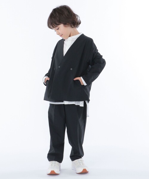 SHIPS（シップス）の「【SHIPS KIDS別注】MOUN TEN.:110～140cm / SOLOTEX(R) 1タック パンツ（その他パンツ・キッズ・ブラック・110/140/125）」の13枚目の写真