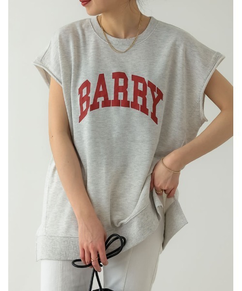 Re:EDIT（リエディ）の「裏毛カレッジロゴノースリーブスウェットプルオーバー（スウェット・レディース・ホワイト/オートミール/グリーン/チャコールグレー・MEDIUM/LARGE）」の3枚目の写真