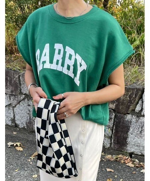 Re:EDIT（リエディ）の「裏毛カレッジロゴノースリーブスウェットプルオーバー（スウェット・レディース・ホワイト/オートミール/グリーン/チャコールグレー・MEDIUM/LARGE）」の22枚目の写真