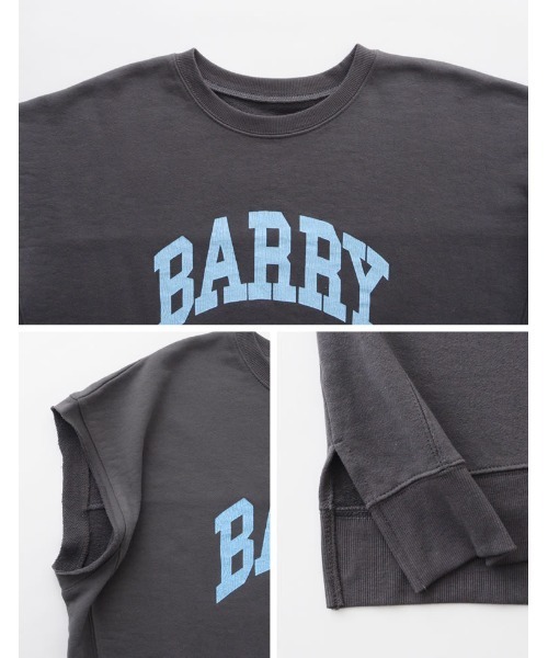 Re:EDIT（リエディ）の「裏毛カレッジロゴノースリーブスウェットプルオーバー（スウェット・レディース・ホワイト/オートミール/グリーン/チャコールグレー・MEDIUM/LARGE）」の17枚目の写真