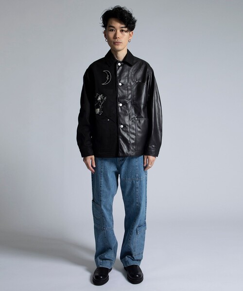 Jieda（ジエダ）の「SWITCHING COVERALLS（カバーオール）」 - WEAR