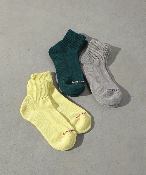 FRUIT OF THE LOOM（フルーツオブザルーム）の「【FRUIT OF THE LOOM】カラフル B / つま先 英字ロゴ入り クォーター丈ソックス 3足セット 女性用（ソックス/靴下・レディース・マルチ・23cm～25cm）」の3枚目の写真