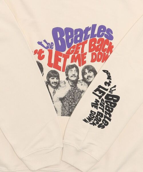 The Beatles（ザビートルズ）の「THE Beatles/ ザ ビートルズ フォト 発砲プリント ビッグシルエット スウェットトレーナー（スウェット・メンズ・グレー/オフホワイト/ホワイト系その他/グレー系その他/チャコール/グレー系その他2・LL/M/L）」の9枚目の写真