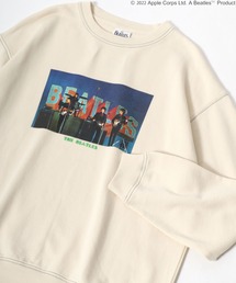 THE Beatles/ ザ ビートルズ フォト 発砲プリント ビッグシルエット スウェットトレーナー