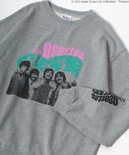 The Beatles（ザビートルズ）の「THE Beatles/ ザ ビートルズ フォト 発砲プリント ビッグシルエット スウェットトレーナー（スウェット・メンズ・グレー/オフホワイト/ホワイト系その他/グレー系その他/チャコール/グレー系その他2・LL/M/L）」の3枚目の写真