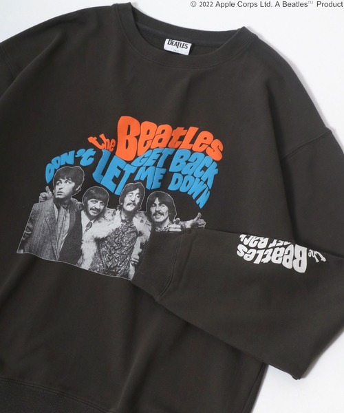 The Beatles（ザビートルズ）の「THE Beatles/ ザ ビートルズ フォト 発砲プリント ビッグシルエット スウェットトレーナー（スウェット・メンズ・グレー/オフホワイト/ホワイト系その他/グレー系その他/チャコール/グレー系その他2・LL/M/L）」の5枚目の写真