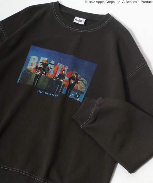 The Beatles（ザビートルズ）の「THE Beatles/ ザ ビートルズ フォト 発砲プリント ビッグシルエット スウェットトレーナー（スウェット・メンズ・グレー/オフホワイト/ホワイト系その他/グレー系その他/チャコール/グレー系その他2・LL/M/L）」の6枚目の写真