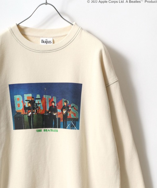 The Beatles（ザビートルズ）の「THE Beatles/ ザ ビートルズ フォト 発砲プリント ビッグシルエット スウェットトレーナー（スウェット・メンズ・グレー/オフホワイト/ホワイト系その他/グレー系その他/チャコール/グレー系その他2・LL/M/L）」の15枚目の写真
