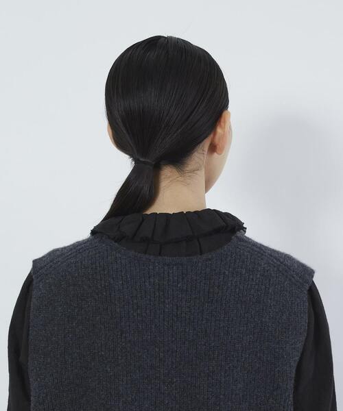 LOISIR（ロワズィール）の「ウールカシミヤ片畦ベスト（ベスト）」 - WEAR