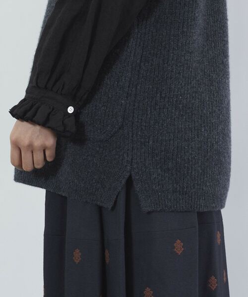 LOISIR（ロワズィール）の「ウールカシミヤ片畦ベスト（ベスト）」 - WEAR