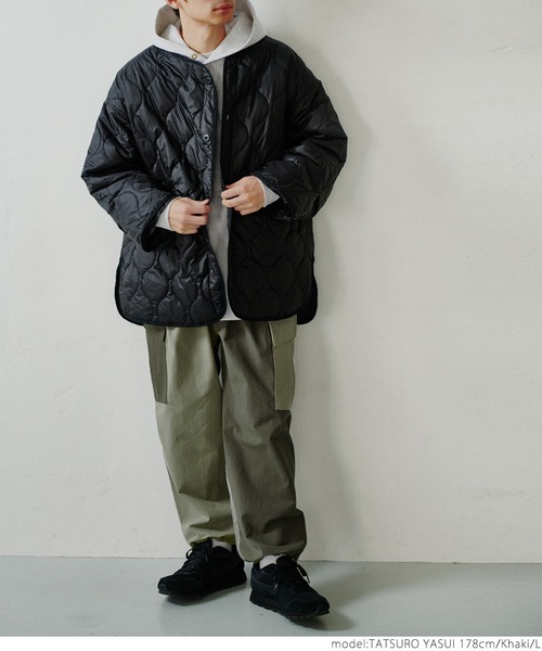 coca(coca)(コカ)の「メンズバイカラーカーゴパンツ(カーゴパンツ・メンズ・ブラック/カーキ・M/L/XL)」の5枚目の写真